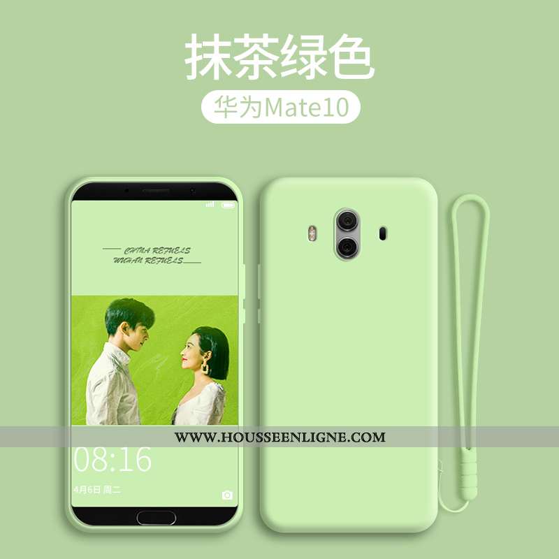 Étui Huawei Mate 10 Tendance Légère Ornements Suspendus Net Rouge Protection Créatif Incassable Vert