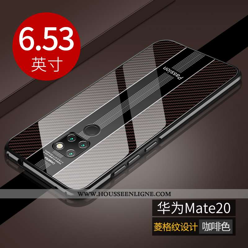Étui Huawei Mate 20 Légère Protection Incassable Téléphone Portable Luxe Rouge