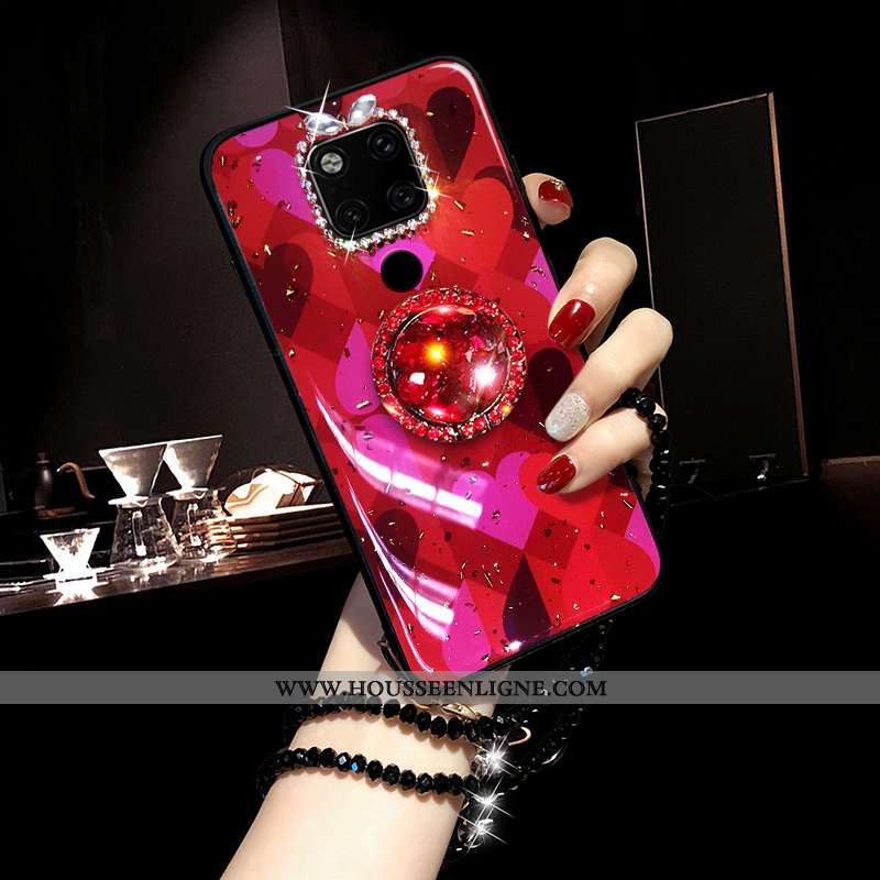 Étui Huawei Mate 20 Mode Tendance Net Rouge Coque Téléphone Portable Rouge Silicone