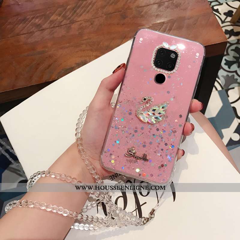 Étui Huawei Mate 20 Personnalité Tendance Tout Compris Protection Téléphone Portable Mode Strass Ble