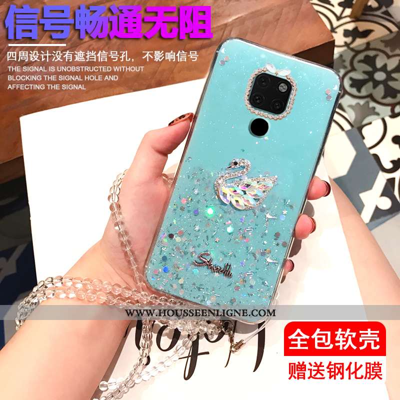 Étui Huawei Mate 20 Personnalité Tendance Tout Compris Protection Téléphone Portable Mode Strass Ble
