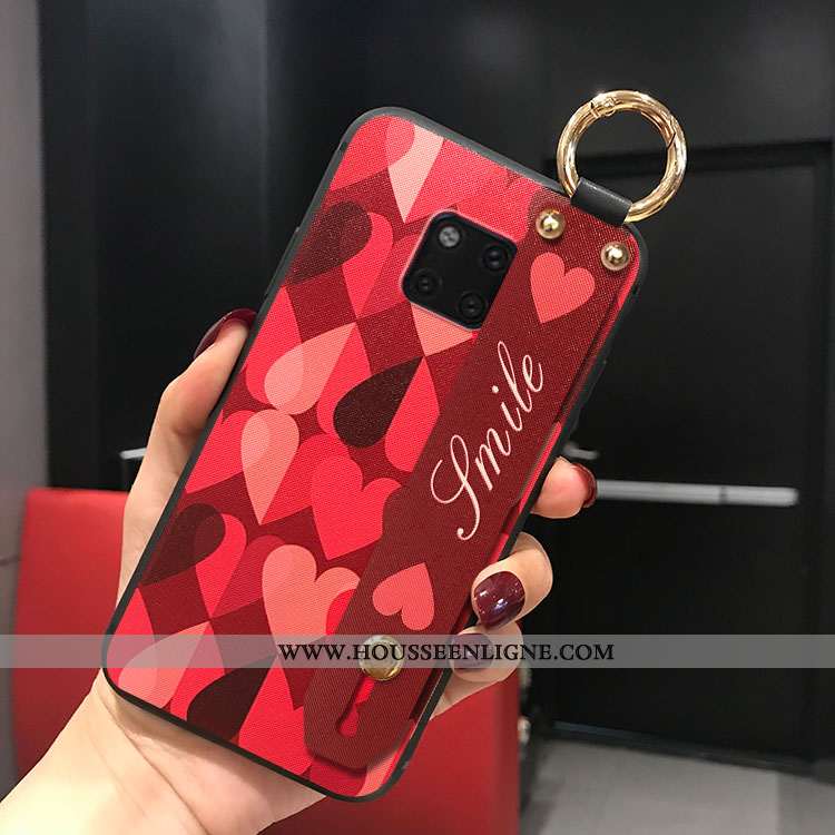 Étui Huawei Mate 20 Pro Créatif Tendance Téléphone Portable Personnalité Rouge Coque