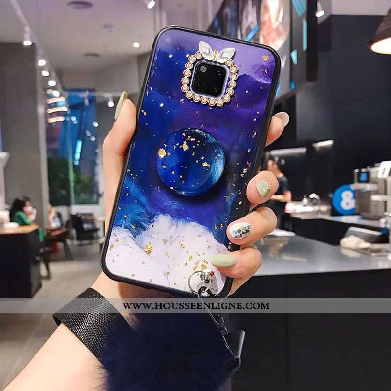 Étui Huawei Mate 20 Pro Fluide Doux Protection Support Téléphone Portable Ornements Suspendus Incass