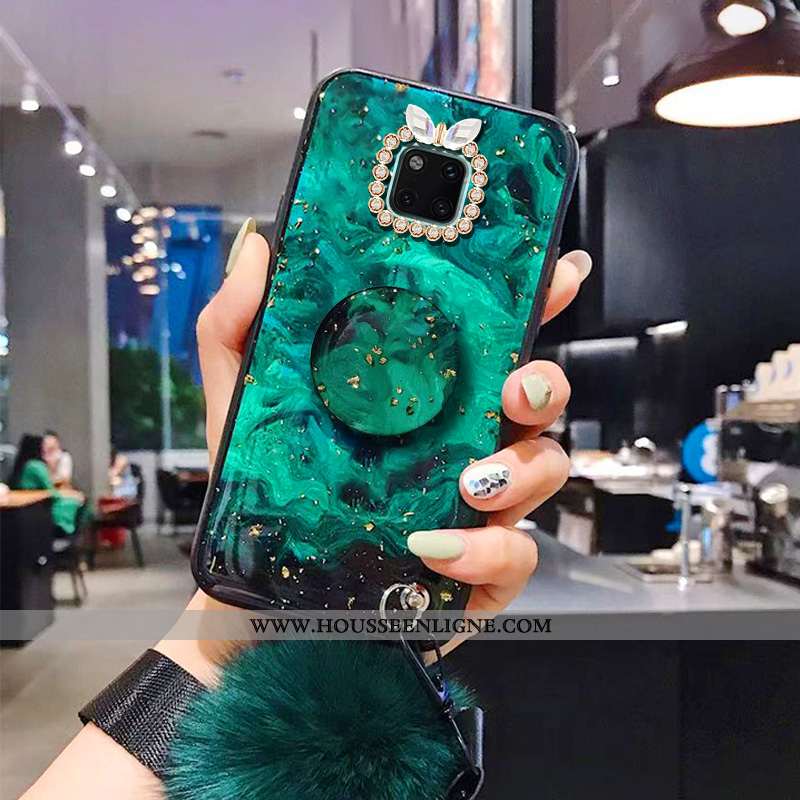Étui Huawei Mate 20 Pro Fluide Doux Protection Support Téléphone Portable Ornements Suspendus Incass