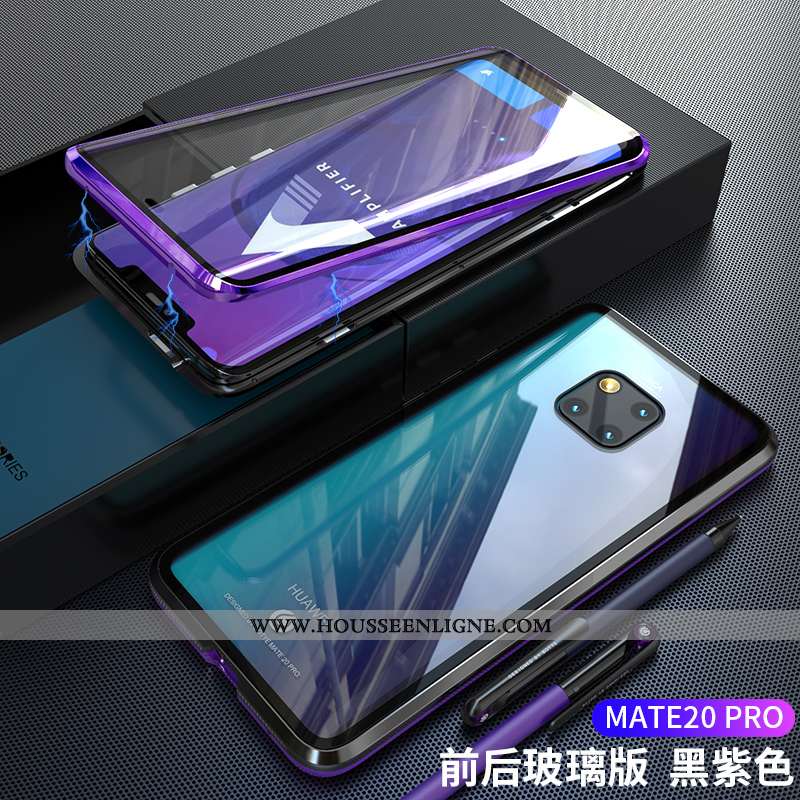 Étui Huawei Mate 20 Pro Légère Protection Magnétisme Transparent Ultra Noir