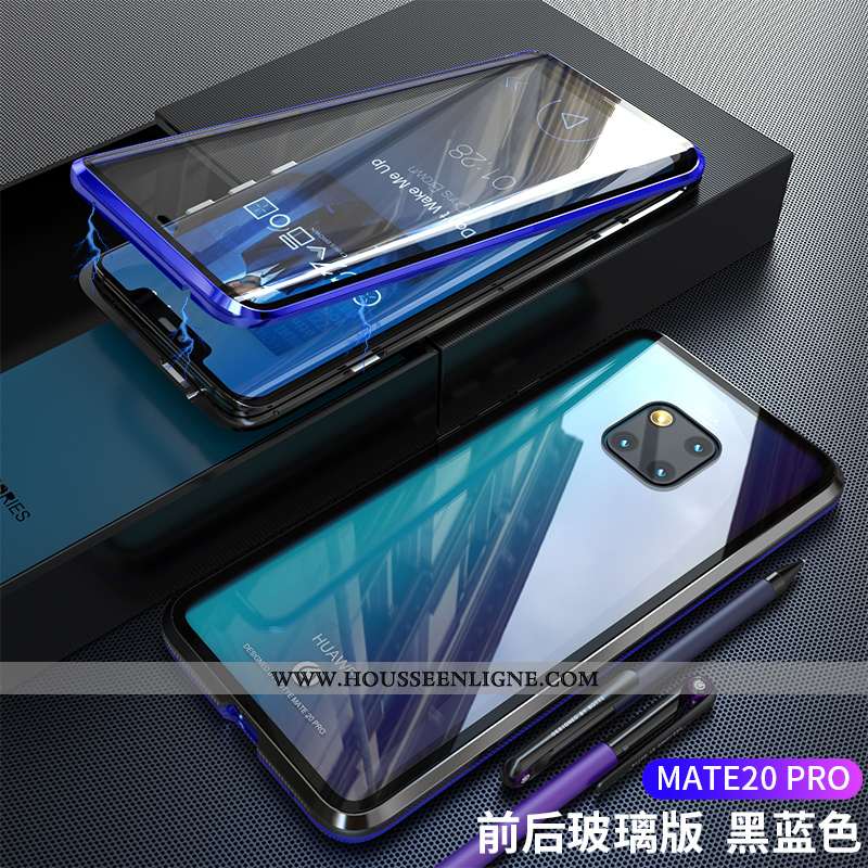 Étui Huawei Mate 20 Pro Légère Protection Magnétisme Transparent Ultra Noir
