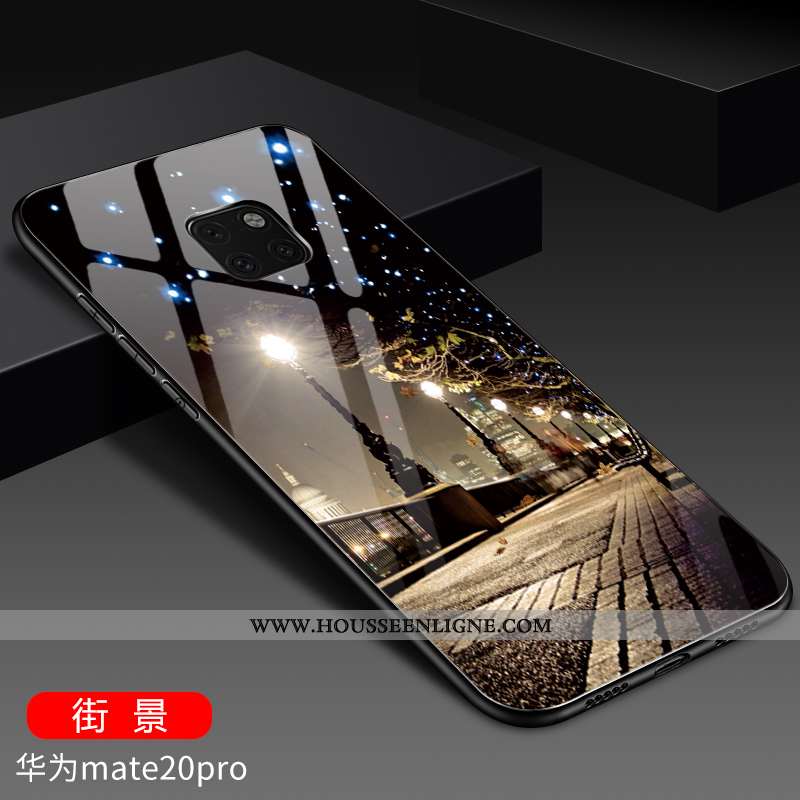 Étui Huawei Mate 20 Pro Mode Protection Difficile Téléphone Portable Net Rouge Silicone Tendance Ble