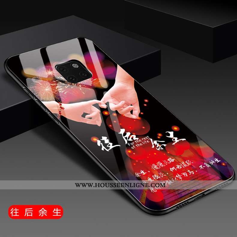 Étui Huawei Mate 20 Pro Mode Protection Difficile Téléphone Portable Net Rouge Silicone Tendance Ble