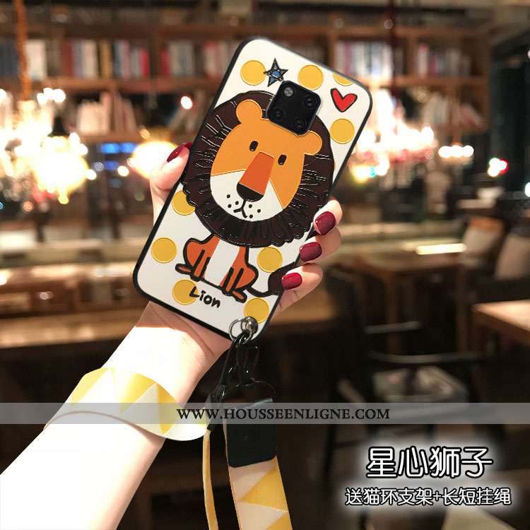 Étui Huawei Mate 20 Pro Mode Protection Téléphone Portable Incassable Créatif Dessin Animé Jaune