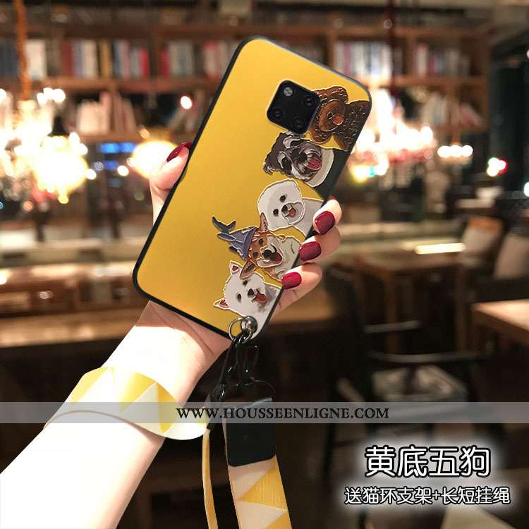 Étui Huawei Mate 20 Pro Mode Protection Téléphone Portable Incassable Créatif Dessin Animé Jaune