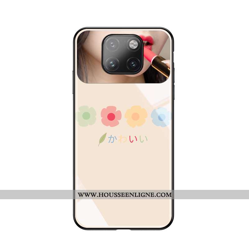Étui Huawei Mate 20 Pro Personnalité Créatif Protection Téléphone Portable Simple Mode Rose