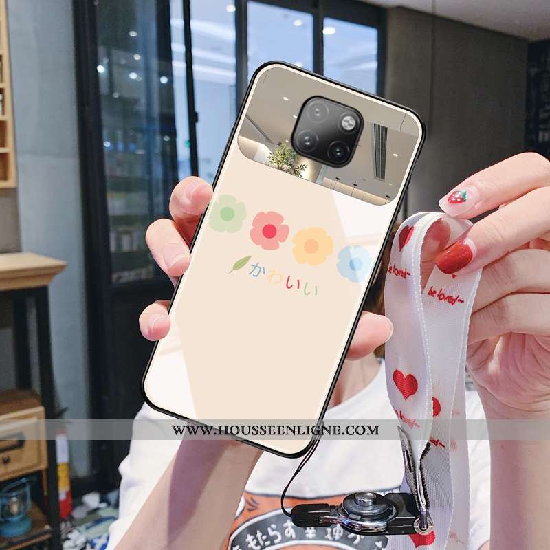 Étui Huawei Mate 20 Pro Personnalité Créatif Protection Téléphone Portable Simple Mode Rose