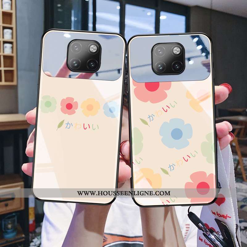 Étui Huawei Mate 20 Pro Personnalité Créatif Protection Téléphone Portable Simple Mode Rose