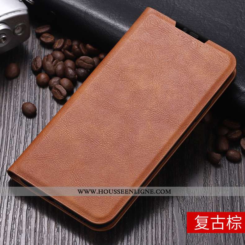 Étui Huawei Mate 20 Pro Protection Cuir Téléphone Portable Tout Compris Fluide Doux Incassable Marro