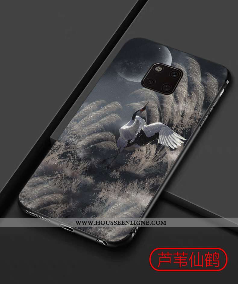 Étui Huawei Mate 20 Pro Vintage Tendance Silicone Téléphone Portable Tout Compris Protection Coque B