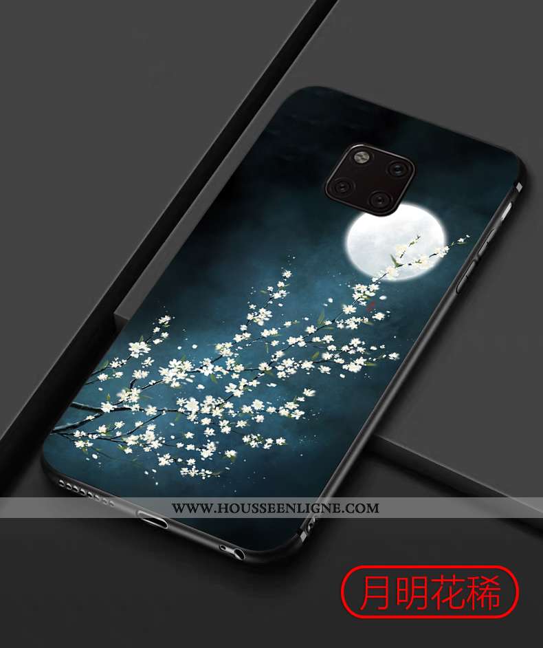 Étui Huawei Mate 20 Pro Vintage Tendance Silicone Téléphone Portable Tout Compris Protection Coque B