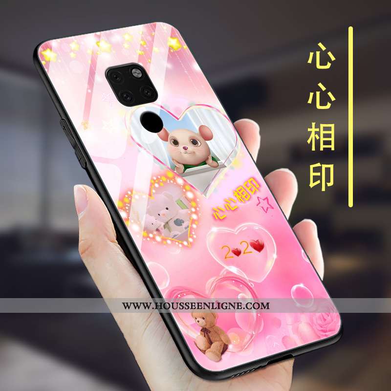 Étui Huawei Mate 20 Protection Verre Incassable Violet Coque Ultra