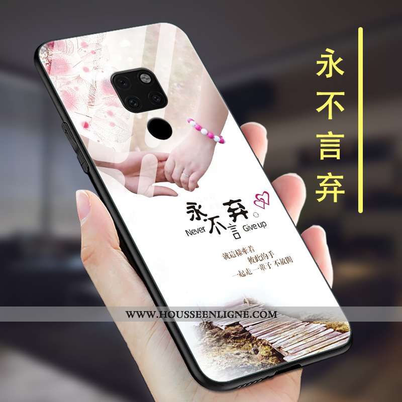 Étui Huawei Mate 20 Protection Verre Incassable Violet Coque Ultra