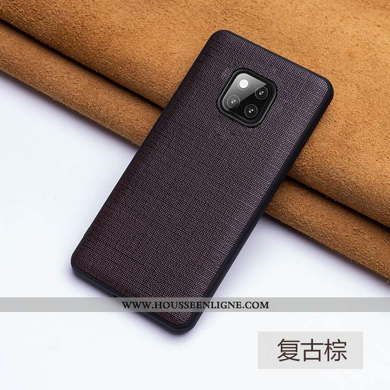 Étui Huawei Mate 20 Rs Créatif Cuir Véritable Coque Personnalité Tendance Téléphone Portable Incassa