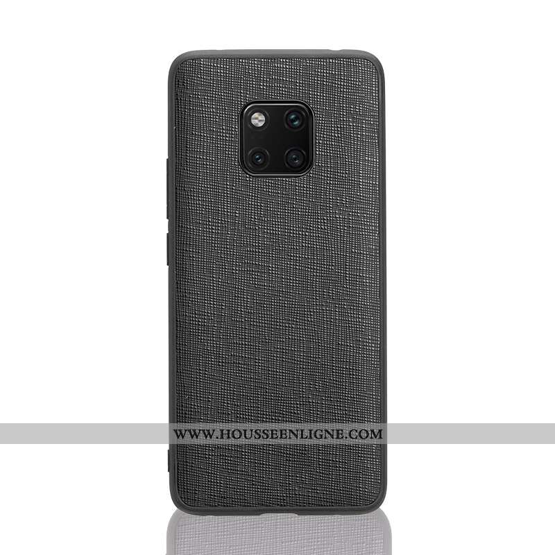 Étui Huawei Mate 20 Rs Cuir Véritable Ultra Qualité Coque Tendance Noir Cuir