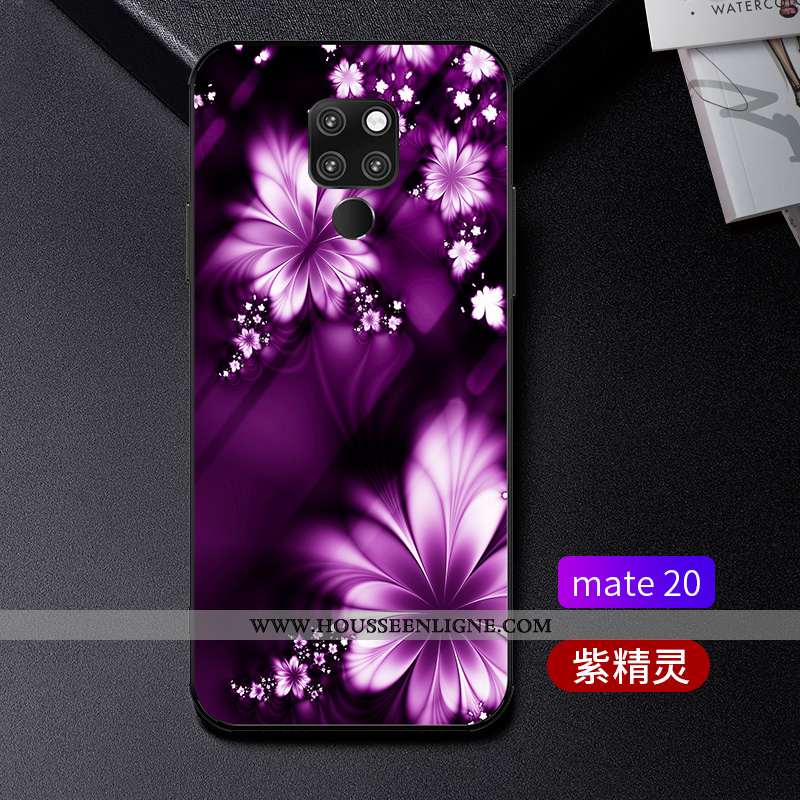 Étui Huawei Mate 20 Tendance Légère Incassable Protection Verre Bleu Luxe