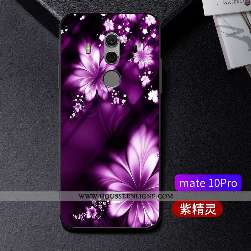 Étui Huawei Mate 20 Tendance Légère Incassable Protection Verre Bleu Luxe
