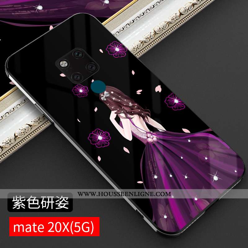 Étui Huawei Mate 20 Ultra Tendance Incassable Coque Nouveau Légère Téléphone Portable Violet