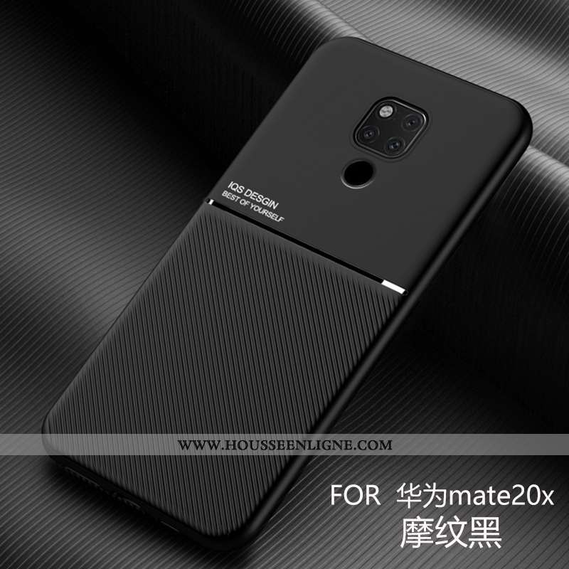 Étui Huawei Mate 20 X Légère Cuir Tout Compris Nouveau Coque Incassable Rouge