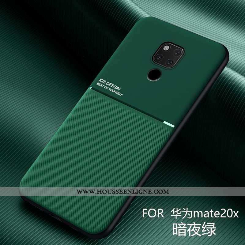 Étui Huawei Mate 20 X Légère Cuir Tout Compris Nouveau Coque Incassable Rouge