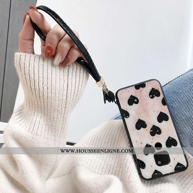 Étui Huawei Mate 20 X Protection Charmant Tendance Silicone Fluide Doux Rouge