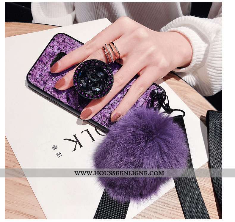 Étui Huawei Mate 20 X Protection Personnalité Téléphone Portable Coque Violet
