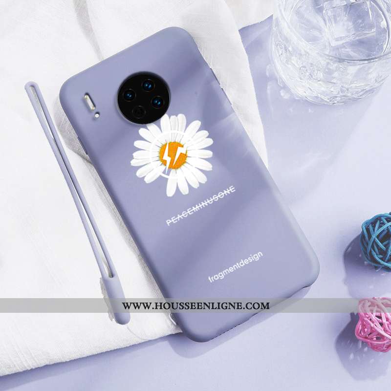 Étui Huawei Mate 30 Créatif Charmant Silicone Clair Fluide Doux Personnalité Vert Verte