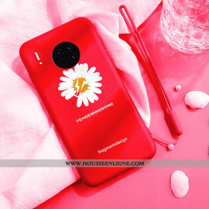 Étui Huawei Mate 30 Créatif Charmant Silicone Clair Fluide Doux Personnalité Vert Verte