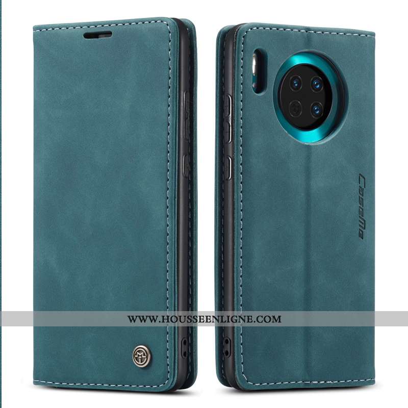 Étui Huawei Mate 30 Cuir Protection Clamshell Téléphone Portable Qualité Véritable Marron