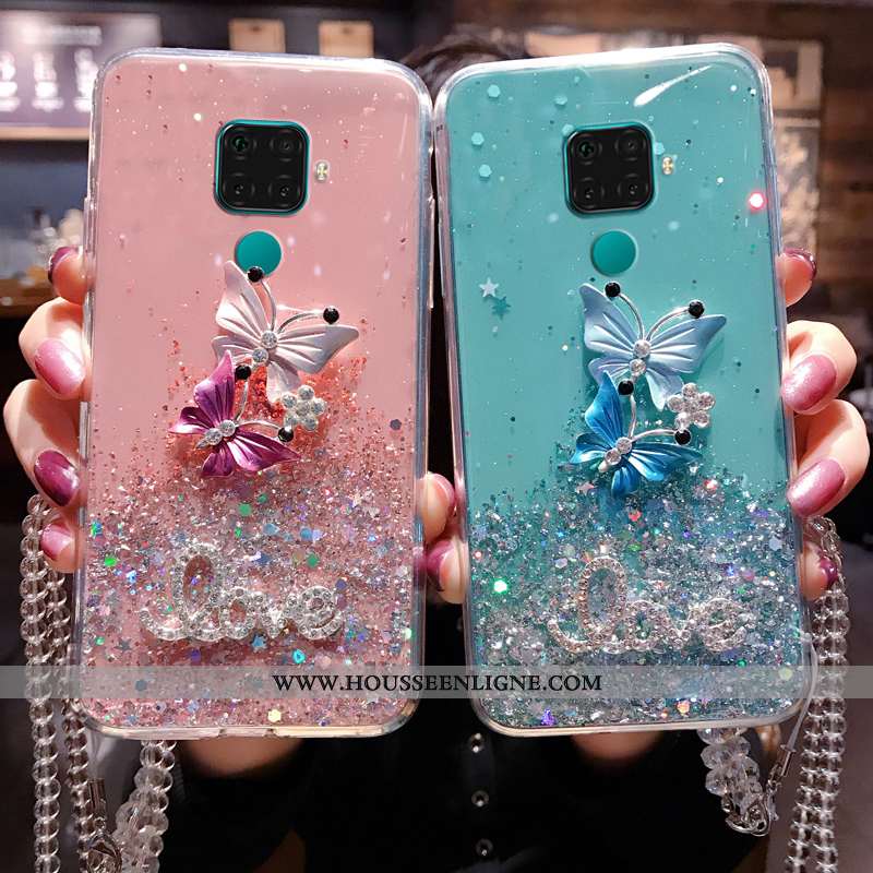 Étui Huawei Mate 30 Lite Dessin Animé Tendance Difficile Bleu Rose Mode