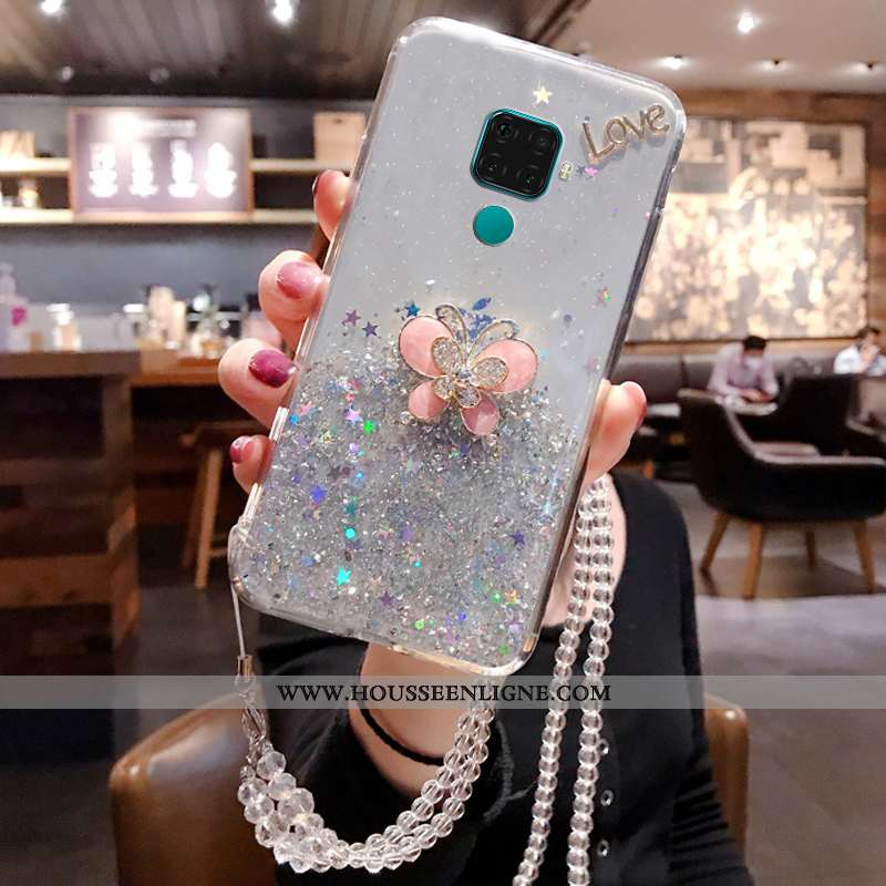 Étui Huawei Mate 30 Lite Dessin Animé Tendance Difficile Bleu Rose Mode