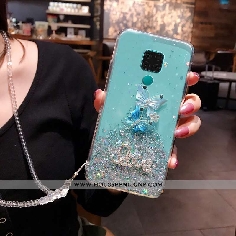 Étui Huawei Mate 30 Lite Dessin Animé Tendance Difficile Bleu Rose Mode