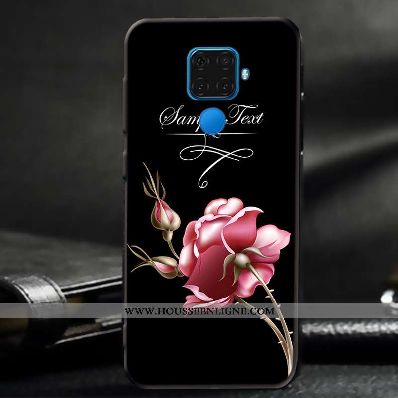 Étui Huawei Mate 30 Lite Fluide Doux Silicone Délavé En Daim Coque Amoureux Téléphone Portable Blanc