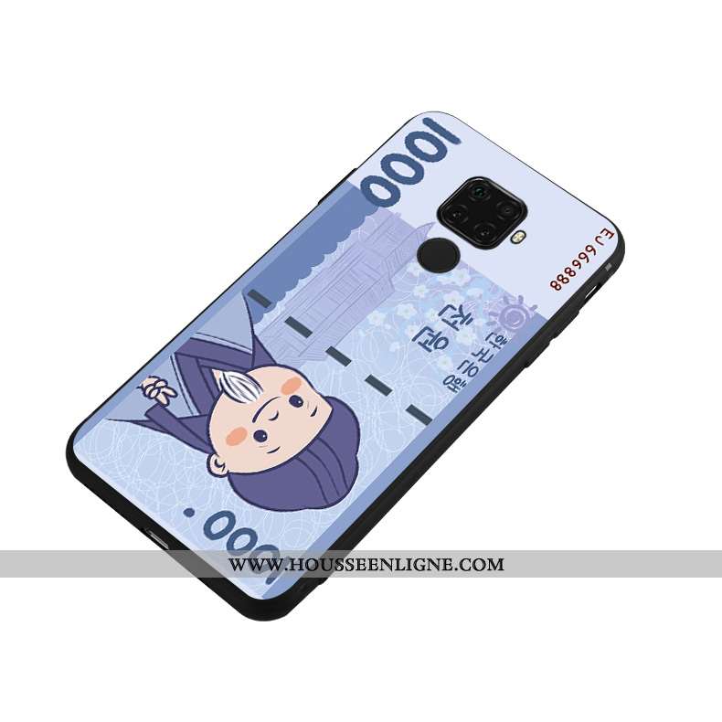 Étui Huawei Mate 30 Lite Silicone Personnalité Fluide Doux Coque Charmant Bleu Nouveau
