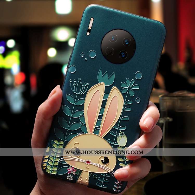 Étui Huawei Mate 30 Légère Silicone Personnalité Protection Net Rouge Charmant Ultra Rose