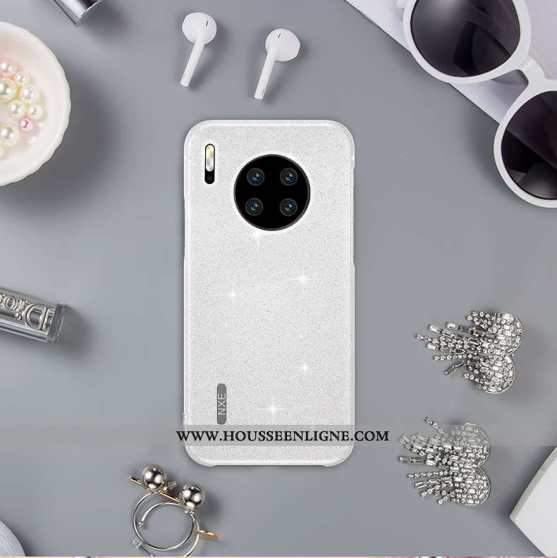 Étui Huawei Mate 30 Pro Créatif Ultra Tout Compris Mode Net Rouge Vent Téléphone Portable Blanche