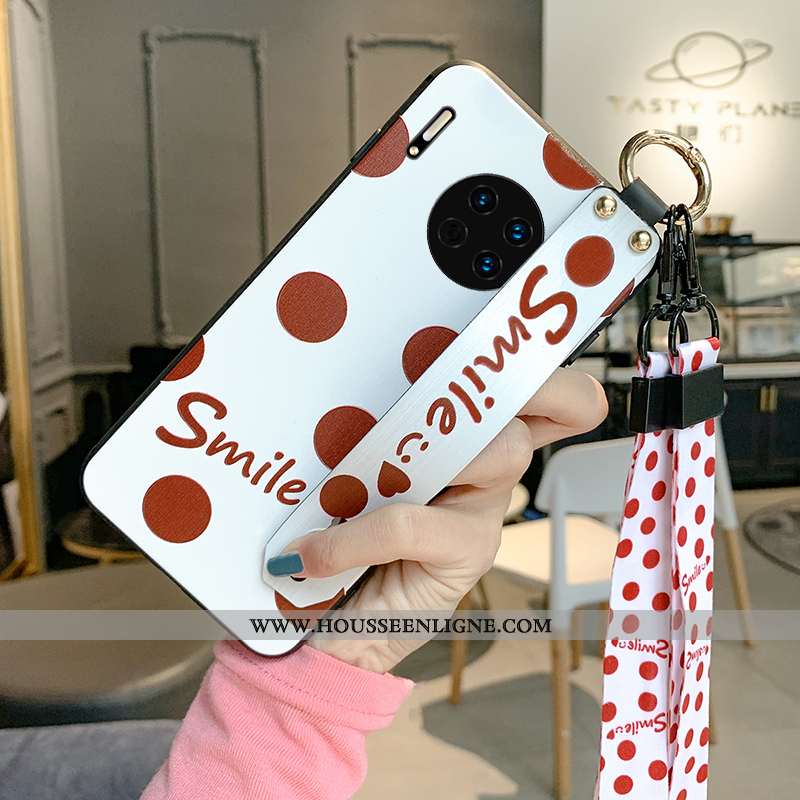 Étui Huawei Mate 30 Pro Personnalité Créatif Téléphone Portable Bleu Légère Frais Mode