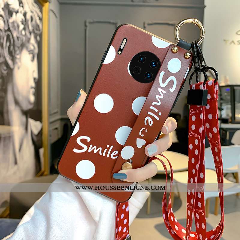 Étui Huawei Mate 30 Pro Personnalité Créatif Téléphone Portable Bleu Légère Frais Mode