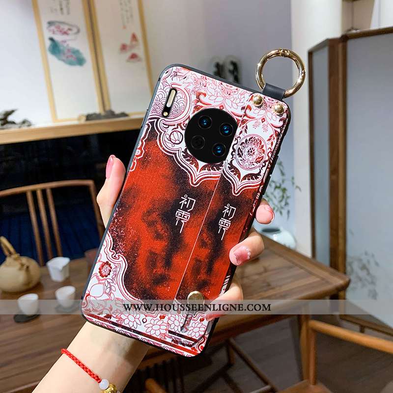 Étui Huawei Mate 30 Pro Personnalité Créatif Téléphone Portable Bleu Légère Frais Mode