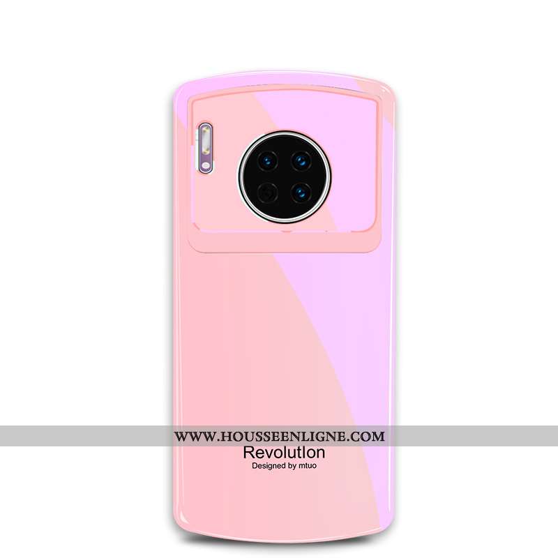 Étui Huawei Mate 30 Pro Silicone Protection Incassable Tendance Net Rouge Bleu Téléphone Portable Ro