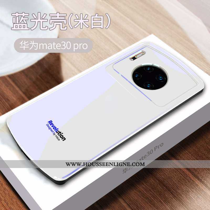 Étui Huawei Mate 30 Pro Silicone Protection Incassable Tendance Net Rouge Bleu Téléphone Portable Ro