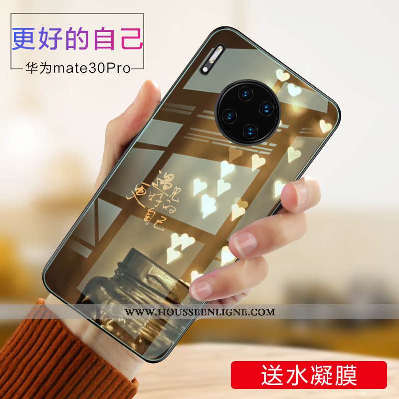 Étui Huawei Mate 30 Pro Tendance Protection Créatif Or Europe Coque Doré