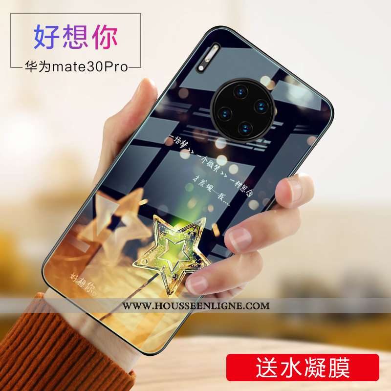 Étui Huawei Mate 30 Pro Tendance Protection Créatif Or Europe Coque Doré