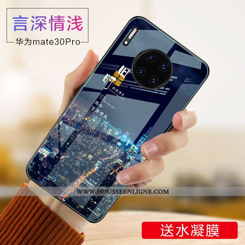 Étui Huawei Mate 30 Pro Tendance Protection Créatif Or Europe Coque Doré