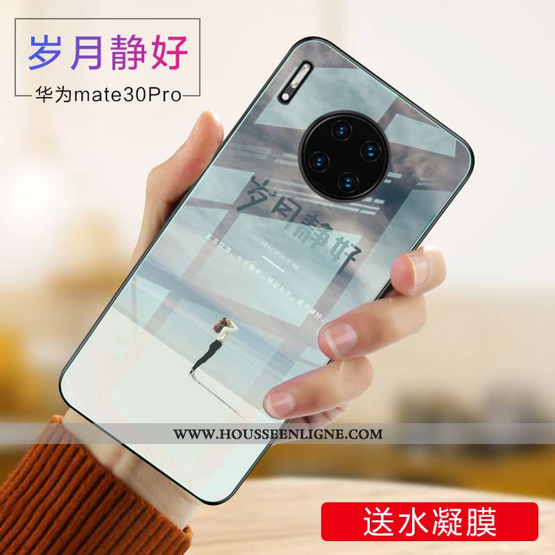 Étui Huawei Mate 30 Pro Tendance Protection Créatif Or Europe Coque Doré